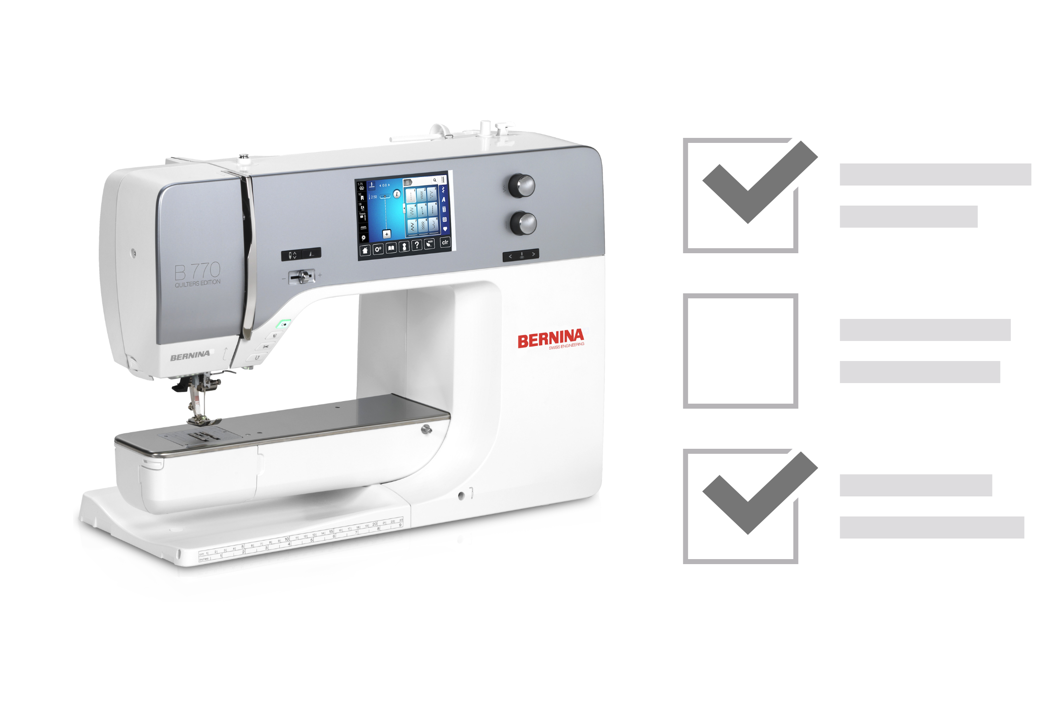 BERNINA Maschinensuche