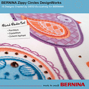 Zippy Circles DesignWorks– BERNINA DesignWorks Kollektion #21022