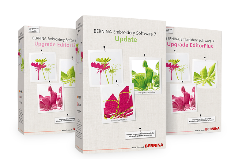 Picture: Software de bordado 7 de BERNINA - Actualización de EditorPlus/ EditorLite 