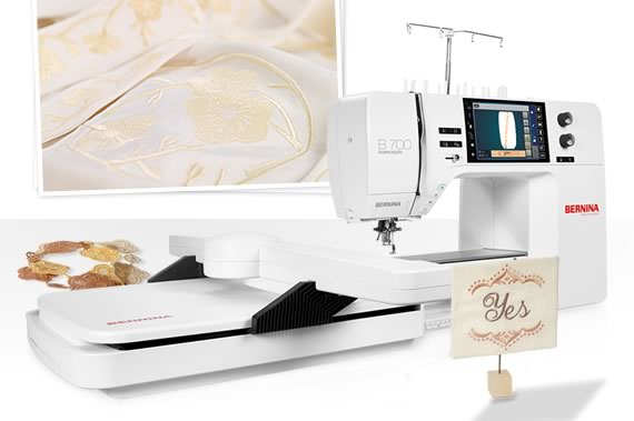 The year 2016: The first embroidery only machine by BERNINA