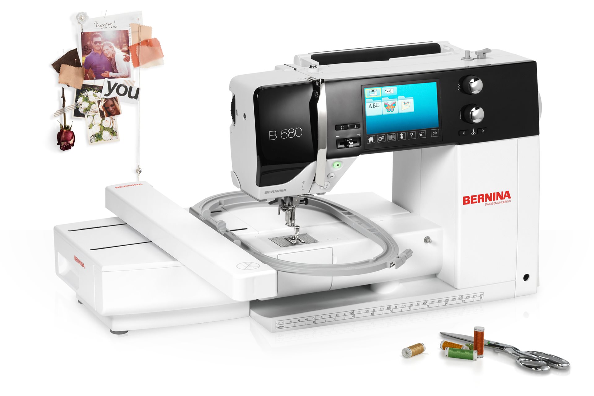 Patchwork foot 57 / 57D with guide for perfectly straight seams