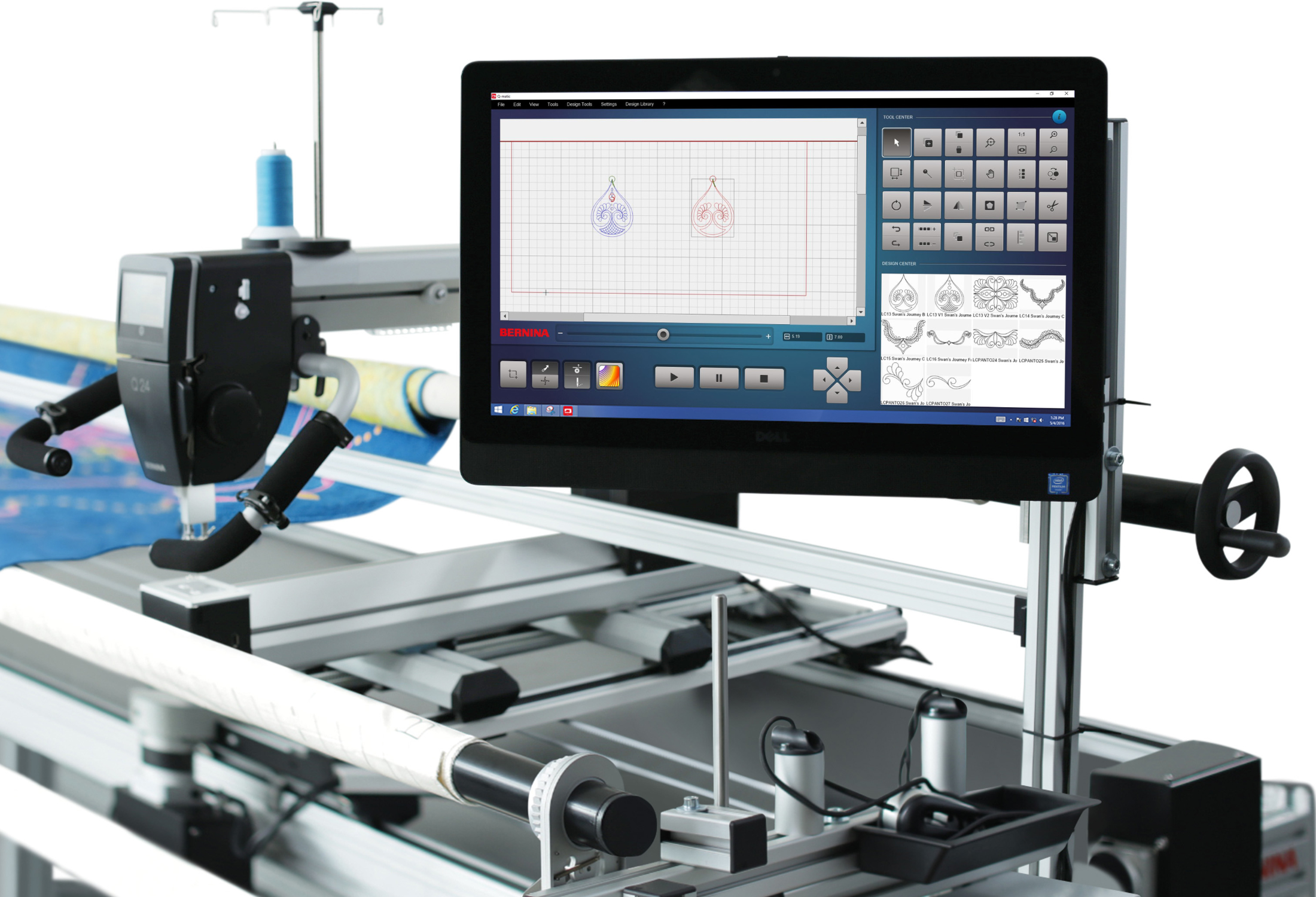 computerized long arm quilting machine