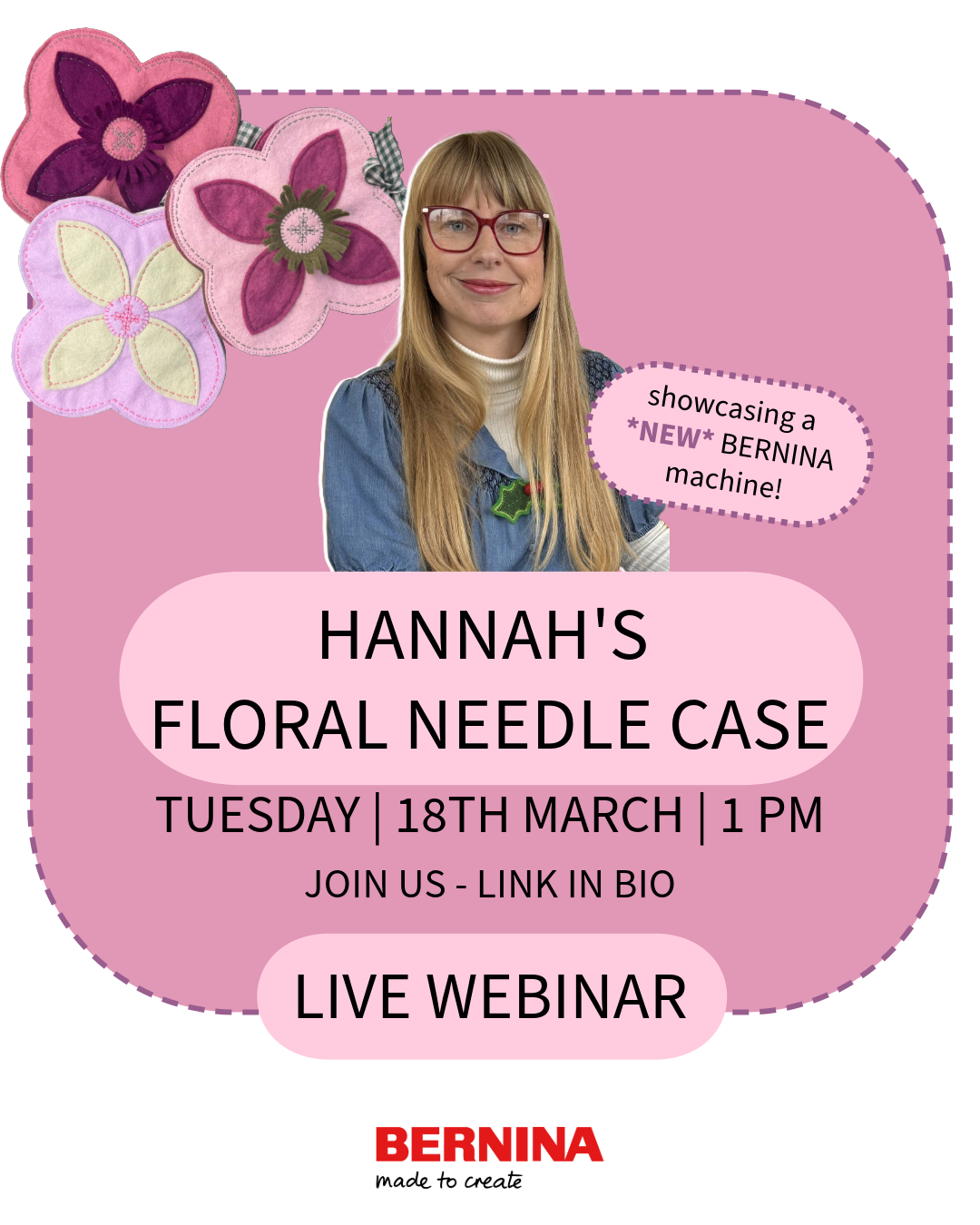 Video: Hannah's Floral Needle Case