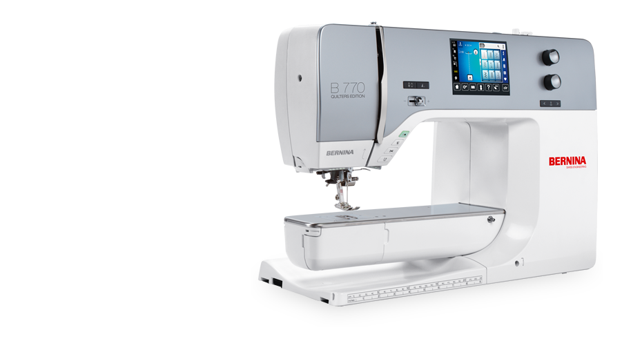 BERNINA 770 QE the highend sewing, embroidery and quilting machine
