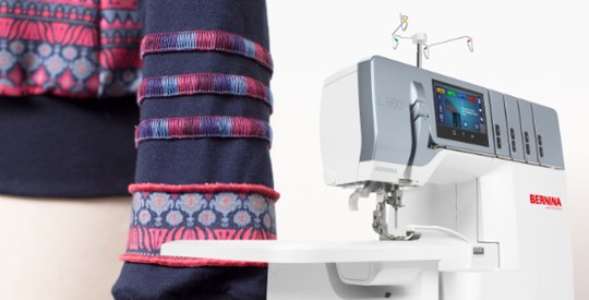 Prensatelas para máquina overlock o remalladoras perfecta - BERNINA