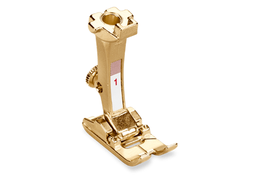 Limited Edition In Gold Reverse Pattern Foot 40 BERNINA Extraordinary Bernina Sewing Machine Feet Limited Edition In Gold Reverse Pattern Foot 40 BERNINA Extraordinary Bernina Sewing Machine Feet