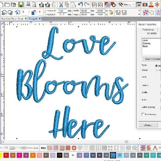 Choose from many font designs