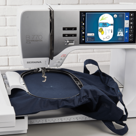 The new Bernina large freearm hoop David Drummond