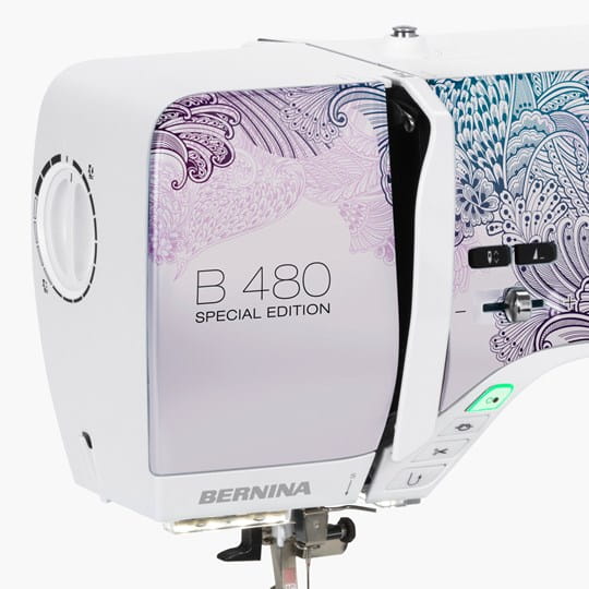BERNINA 480 Special Edition - Pretty as a peacock - BERNINA