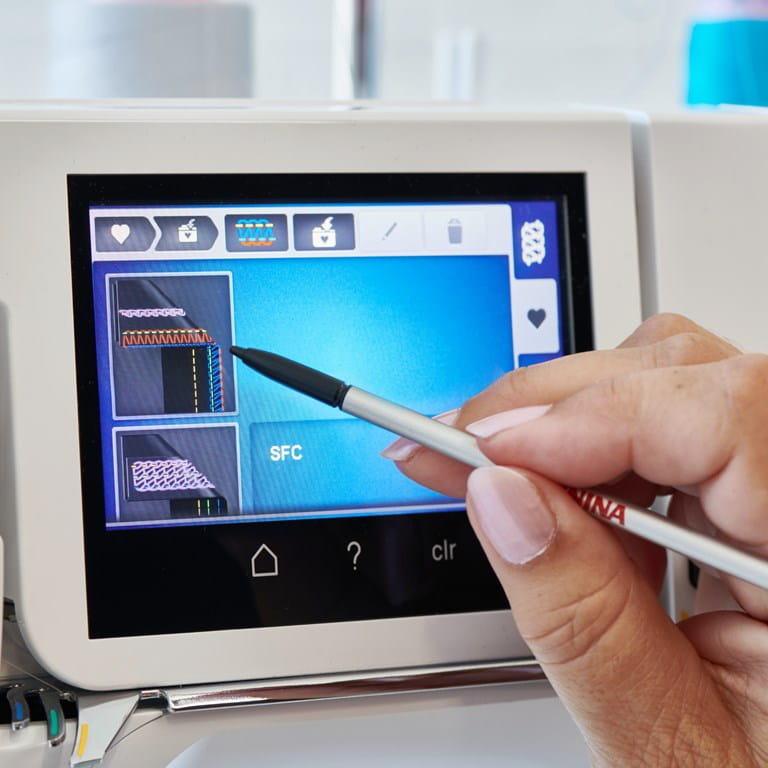 Intuitive operation via Touch Screen