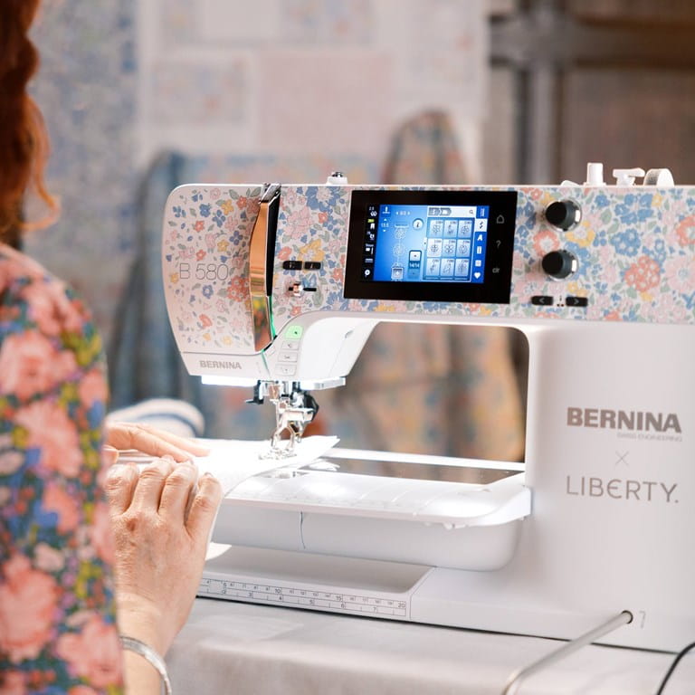 Keep your hands on the fabric