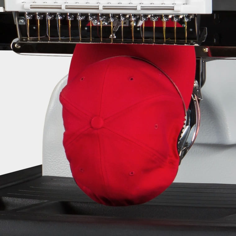 High-speed embroidery with 16 needles