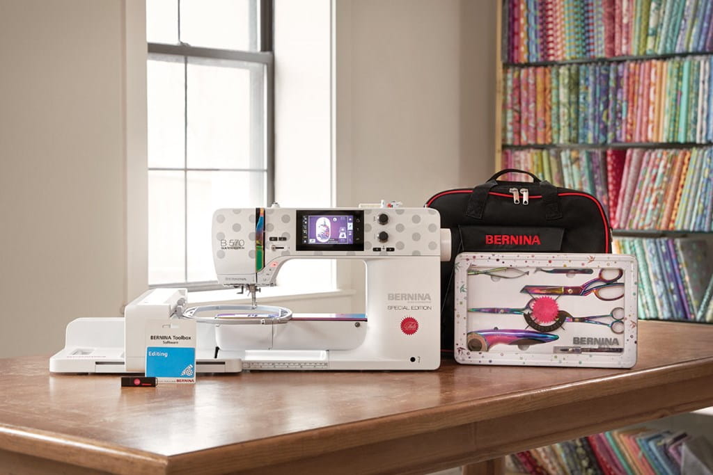 Picture: BERNINA 570 QE SE Tula Pink Bundle