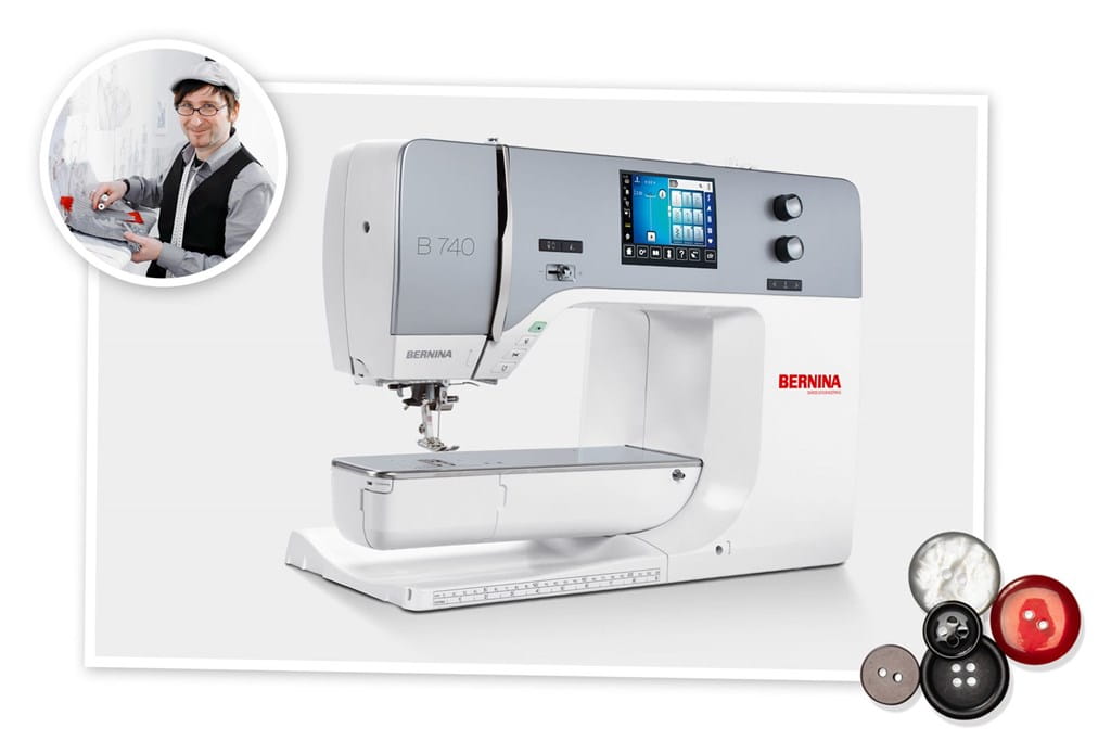 Mit der BERNINA 740 werden Nähträume wahr