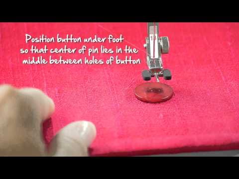 Button Presser Foot - How to Sew a Button Easily