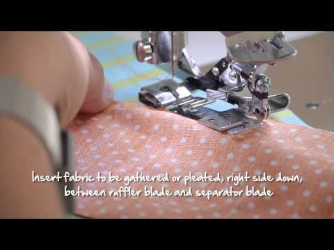 ラフラー押え #86 – きれいなギャザーとプリーツをソーイング - BERNINA 