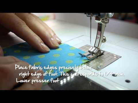 Patchwork Foot with Guide #57 – for perfectly straight seams - BERNINA