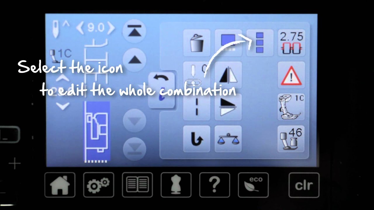 BERNINA 560 the multitalent for sewing and embroidery BERNINA