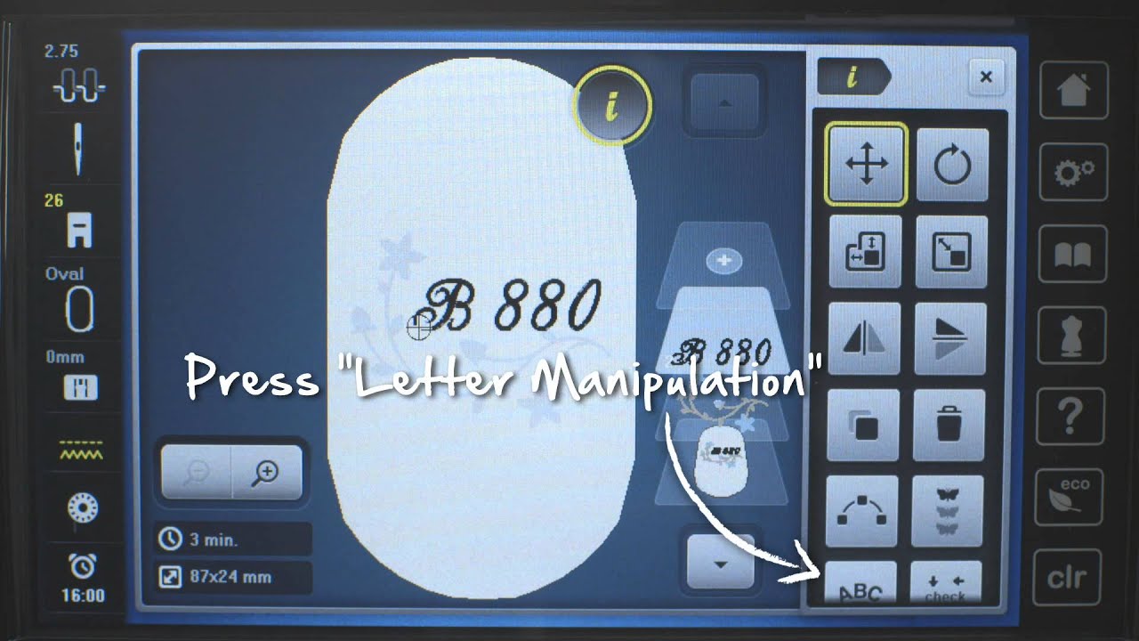 B 880 The top model with fully automatic features from BERNINA BERNINA