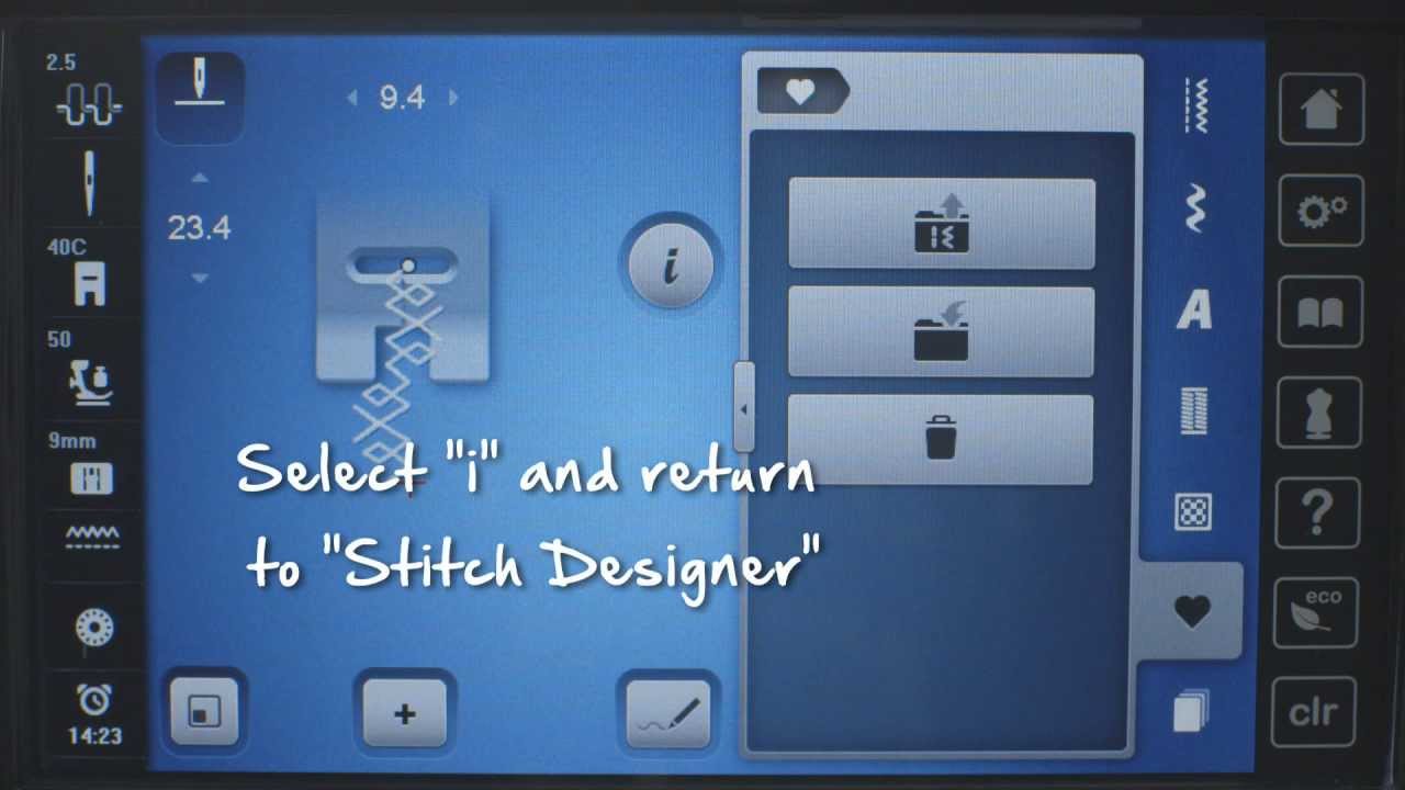 B 880 The top model with fully automatic features from BERNINA BERNINA