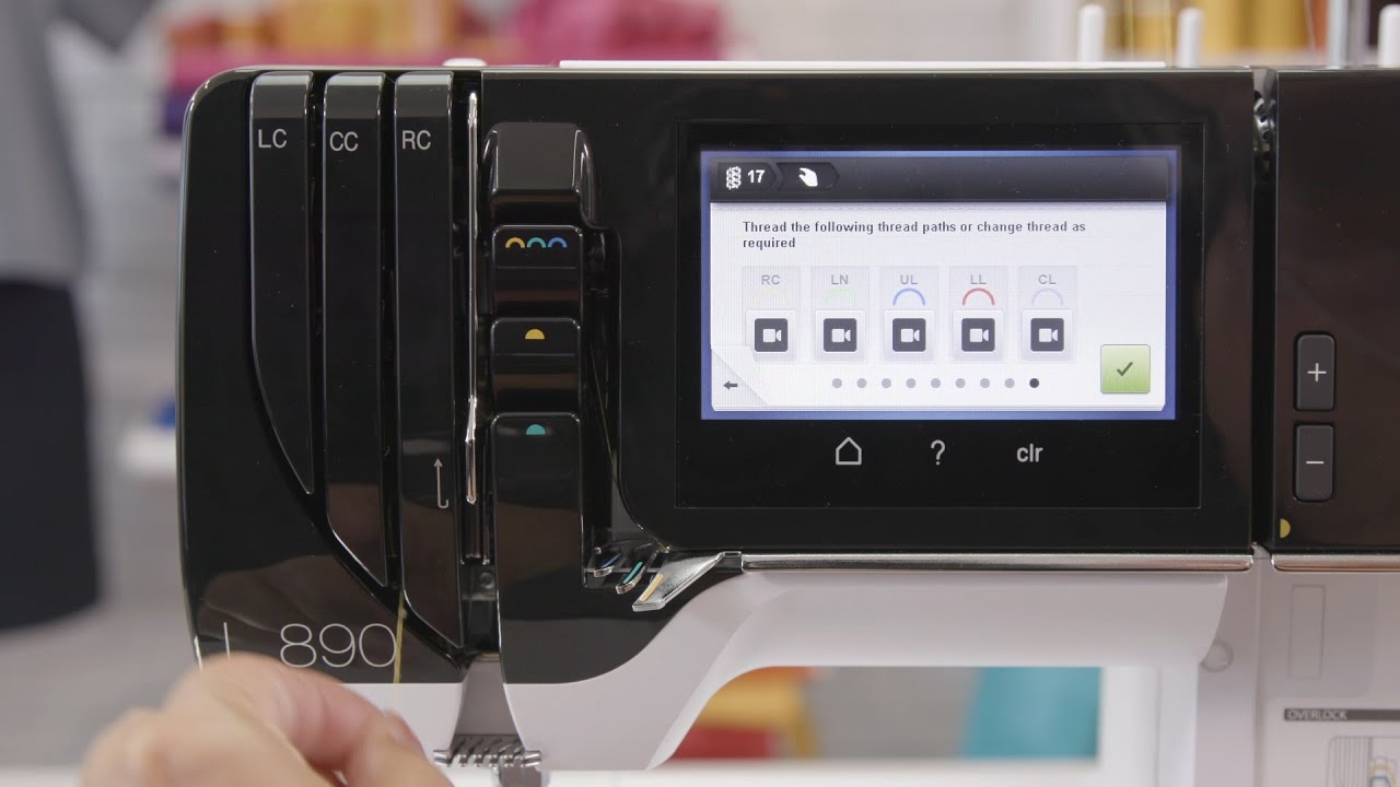 L 890 The revolutionary Overlock/Coverstitch Combo BERNINA