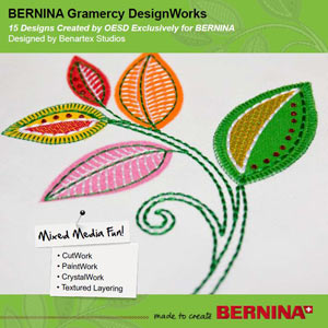 Gramercy - Motifs de broderie DesignWork BERNINA # 21014