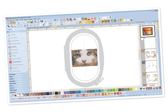 Picture: Embroidery Software 8 - Designer Plus 