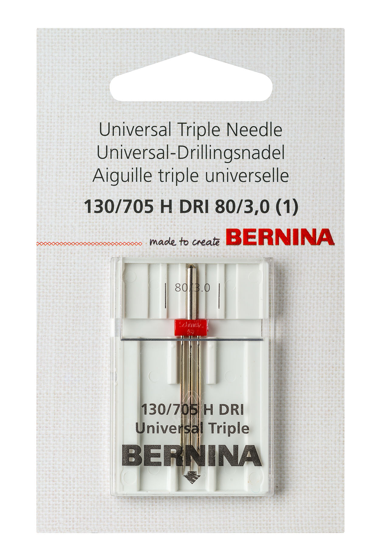 Universal triple needle