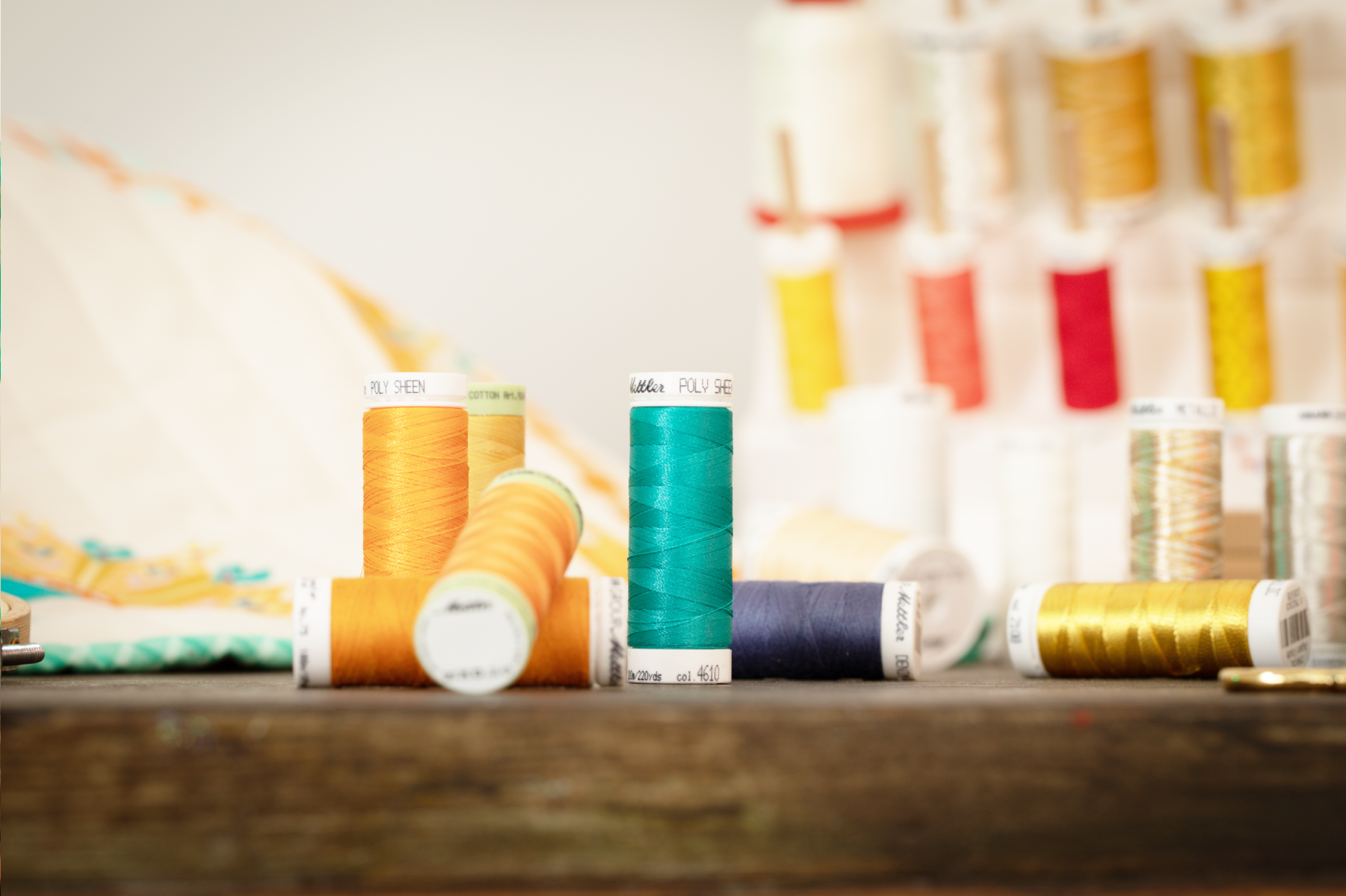 Choosing the right thread for machine embroidery