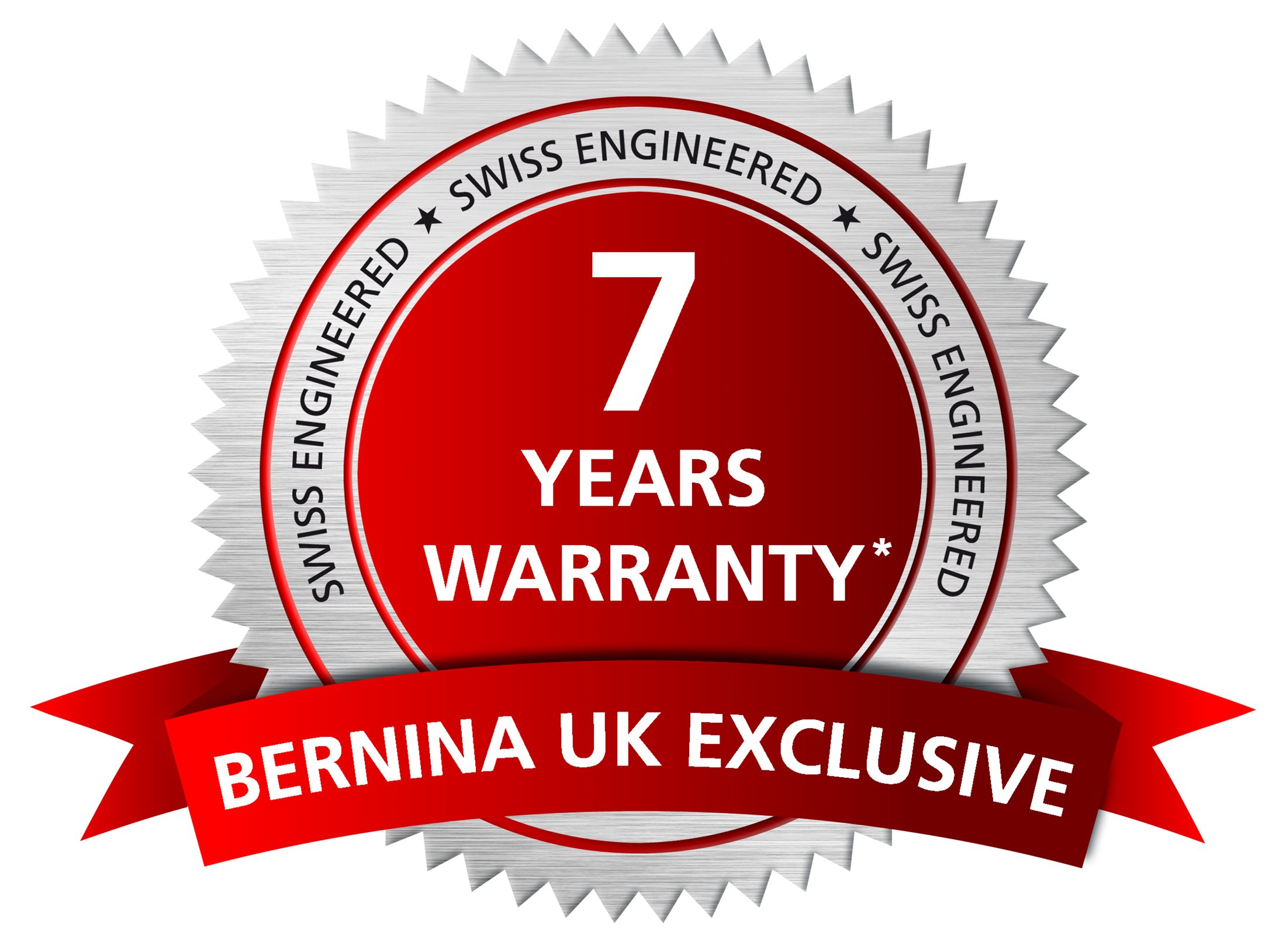 BERNINA 7 Years Warranty