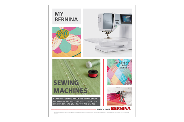 WORKBOOKS Bernina Embroidery Software 8 Put into 1 Book Part 1,2,3,4 Color 