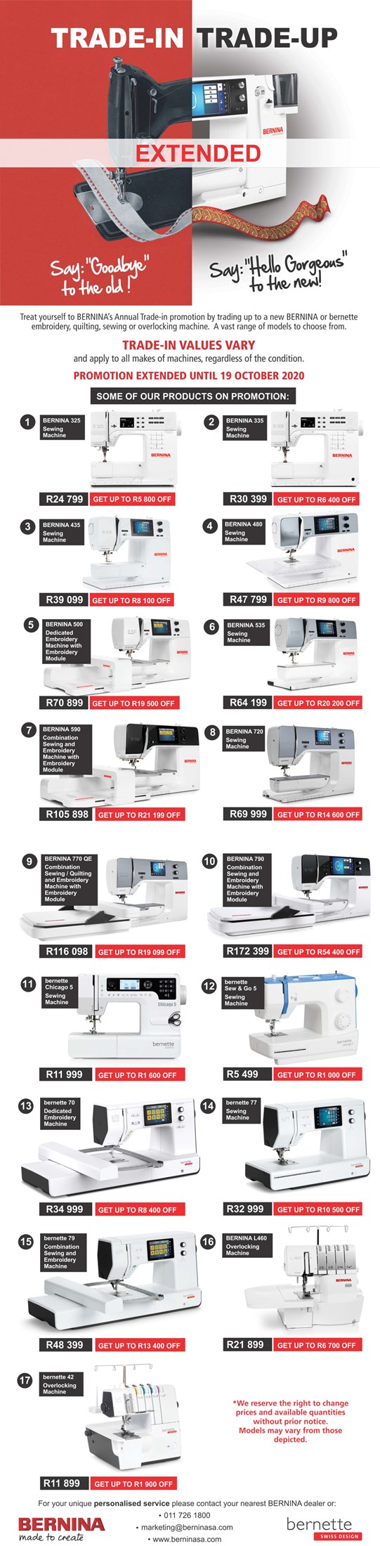 BERNINA South Africa Premium Swiss quality sewing machines BERNINA