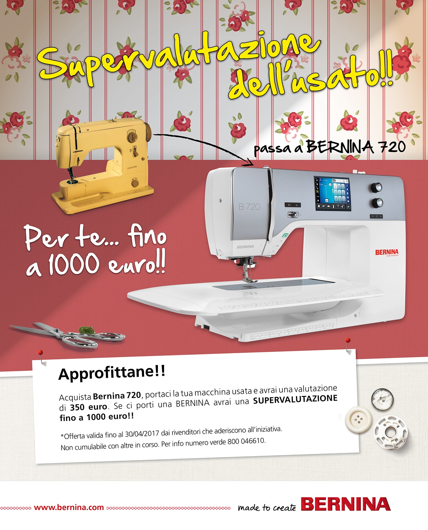 Bild: SUPERVALUTAZIONE DELL'USATO BERNINA